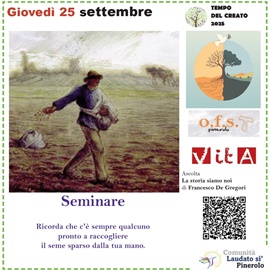 Giovedì 25 settembre 2025